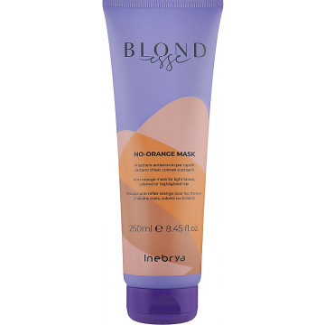 Купити - Inebrya Blondesse No-Orange Mask - Маска для фарбованого волосся, проти помаранчевого кольору