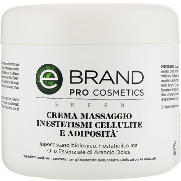 Купити - Ebrand Crema Massaggio Inestetismi Cellulite - Антицелюлітний масажний крем з фосфатидилхоліном