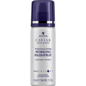 Купити - Alterna Caviar Anti-Aging Professional Styling Working Hairspray - Ультра сухий спрей рухомої фіксації з екстрактом чорної ікри