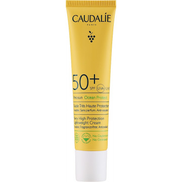 Купити - Caudalie Vinosun Protect Very High Lightweight Cream SPF 50+ - Легкий сонцезахисний крем для обличчя