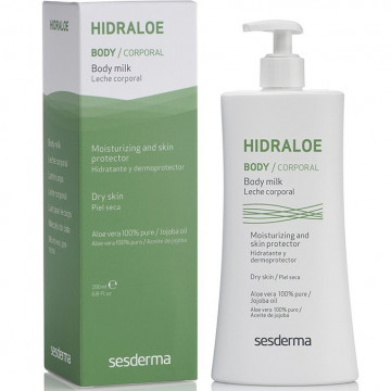 Купити - Sesderma Hidraloe Body Milk 200 мл - Зволожуюче молочко для тіла з захисним ефектом