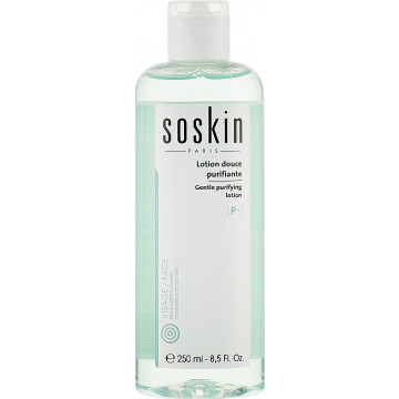 Купити - Soskin Gentle Purifying Lotion-Combination Or Oily Skin - Очищуючий лосьйон для жирної та комбінованої шкіри обличчя