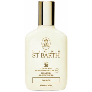 Купити - Ligne St Barth Sunscreen Lotion Roucou SPF30 - Сонцезахисний лосьйон c маслом помадного дерева