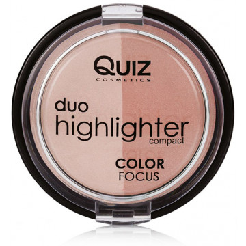 Купити - Quiz Cosmetics Color Focus Duo Highlighter - Пудра-хайлайтер