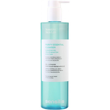 Купити - Sensilis Purify Essential Cleanser - Очищаючий гель з цинком та екстрактом льону