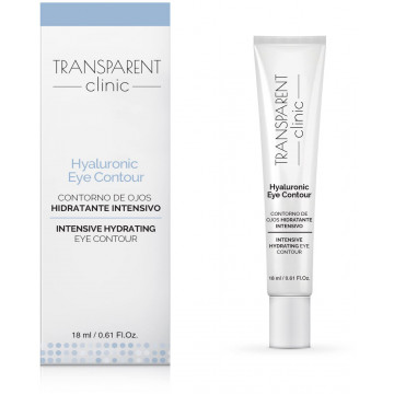 Купити - Transparent Clinic Hyaluronic Eye Contour Cream - Зволожуючий крем для шкіри навколо очей з гіалуроновою кислотою