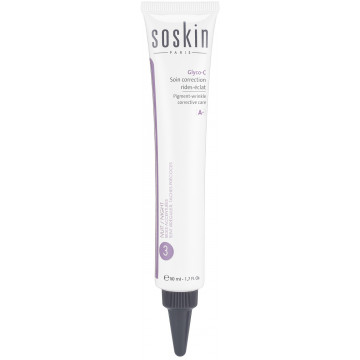 Купити - Soskin Pigment-Wrinkle Corrective Care Glyco-C - Крем-флюїд для обличчя проти зморшок та пігментації