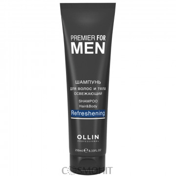 Купити - OLLIN Premier For Men Shampoo Hair&Body Refreshening - Чоловічий освіжаючий шампунь для волосся і тіла