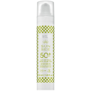 Купити - Beauty Spa Sun See Face Sun Cream SPF50 - Сонцезахисний крем для жирної та комбінованої шкіри обличчя