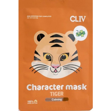 Купити - CLIV Character Mask Tiger - Тканинна заспокійлива маска "Тигреня"