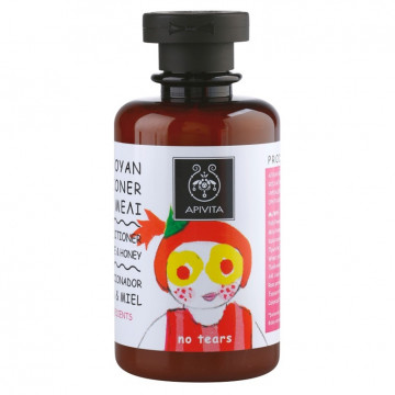 Купити - Apivita kids shampoo and conditioner with honey and pomegranate - Дитячий шампунь-кондиціонер з гранатом і медом
