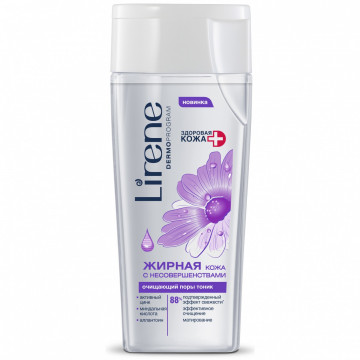 Купити - Lirene Cleansing Tonic Oily Skin with Imperfection - Очищаючий пори тонік для жирної шкіри