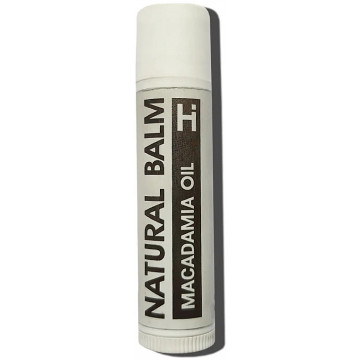 Купити - Hillary Natural Мacadamia Lip Balm - Живильний бальзам для губ з олією макадамії