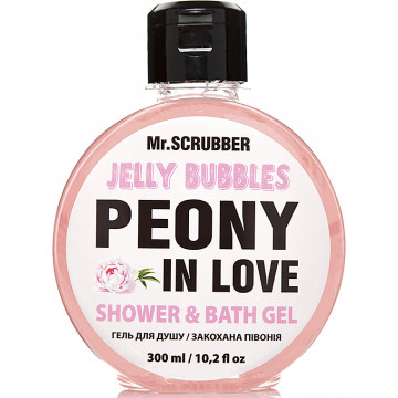 Купити - Mr.Scrubber Jelly Bubbles Shower & Bath Gel "Peony in Love" - Гель для душу