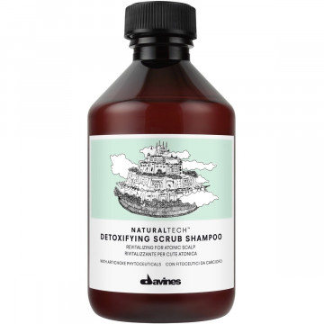 Купити - Davines Natural Tech Detoxifying Scrub Shampoo 250 мл - Детоксуючий шампунь-скраб