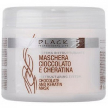 Купити - Black Professional Line Chocolate And Keratin Mask - Маска-кондиціонер з шоколадом і кератином