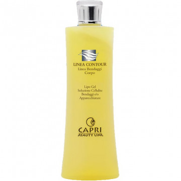Купити - Capri Beauty Line Contour Line Cellulite Solution For Bandages And Equipment - Антицелюлітна емульсія для бандажів і апаратних методик