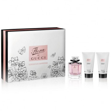 Купити - Gucci Flora by Gucci Gorgeous Gardenia - Подарунковий набір (EDT50+2хB/L50)