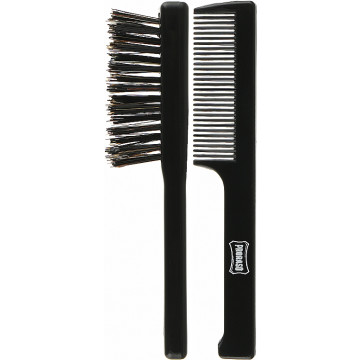 Купити - Proraso Moustache Comb and Beard Brush Set - Набір по догляду за бородою та вусами
