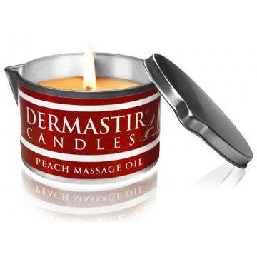 Купити - Dermastir Massage Candle Oil Peach - Масажна свічка Персик