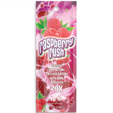 Купити - Fiesta Sun Raspberry Rush Sizzling Hot Action Tanning Lotion with Dual Bronzers 20X - Лосьйон для засмаги з тінгл-ефектом