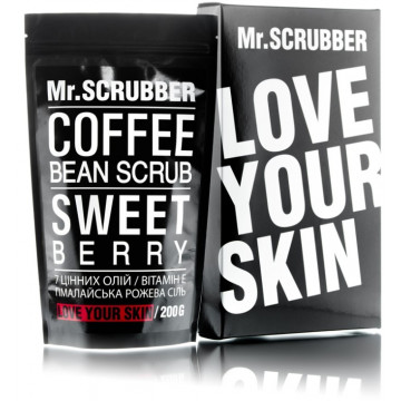 Купити - Mr.Scrubber Sweet Berry Coffee Bean Scrub - Кавовий скраб для тіла