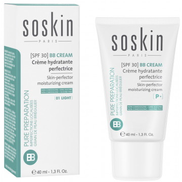 Купити - Soskin BB Cream Skin-Perfector Moisturizing Cream - BB-крем для обличчя з тоном