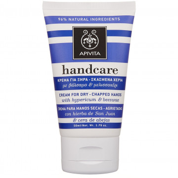 Купити - Apivita handcare cream for dry-chapped hands with hypericum and beeswax - Крем для сухої потрісканої шкіри рук з бджолиним воском і звіробоєм Купити - Apivita handcare cream for dry-chapped hands with hypericum and beeswax - Крем для сухої потрісканої шкіри рук з бджолиним воском і звіробоєм