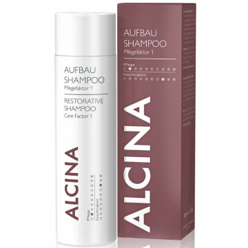 Купити - Alcina Hair Care Aufbau-Shampoo Pflegefaktor 1 - Шампунь для відновлення структури волосся (фактор 1)