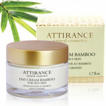 Купити - Attirance Bamboo Day Face Cream - Денний крем Бамбук для жирної шкіри