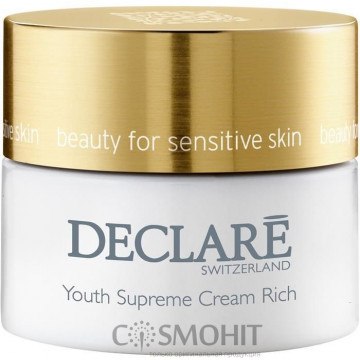 Купити - Declare Youth Supreme Cream Rich - Поживний крем від перших ознак старіння