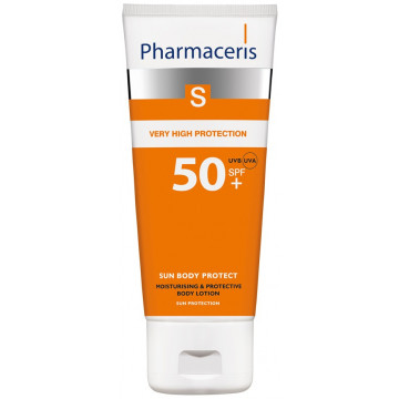 Купити - Pharmaceris S Sun Body Protect SPF50+ - Гідроліпідний захисний бальзам для тіла