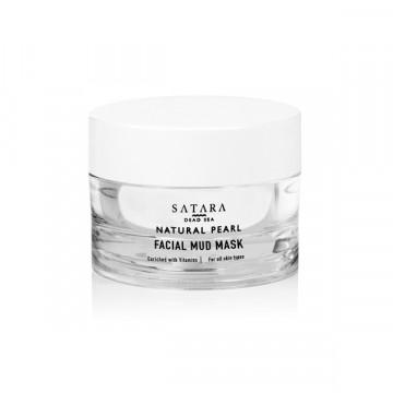 Купити - Satara Natural Pearl Facial Pure Mud Mask - Грязьова маска для обличчя з вітамінами