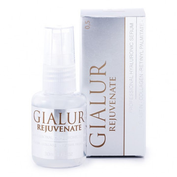 Купити - Piel Gialur Rejuvenate 0,5% - Антивікова зволожуюча сироватка гіалуронової кислоти з еластином колагеном і ретинолом (0,5% низкомолекулярной гіалуронової кислоти)