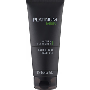 Купити - Dr. Irena Eris Platinum Men Shower Refresher Hair Body Wash Gel - Шампунь-гель для тіла та волосся