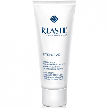 Купити - Rilastil Intensive Cream For Oily And Mixed Skin - Крем для обличчя для жирної та комбінованої шкіри Риластил Інтенсив