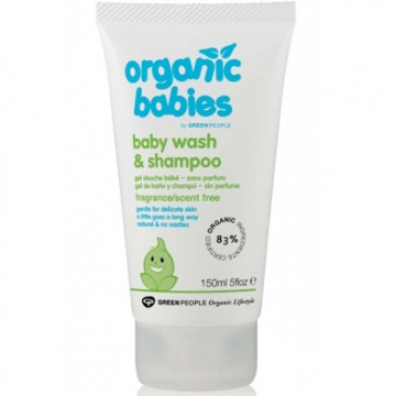 Купити - Green People Baby Wash & Shampoo No Scent - Гель для душу і шампунь для новонароджених без запаху