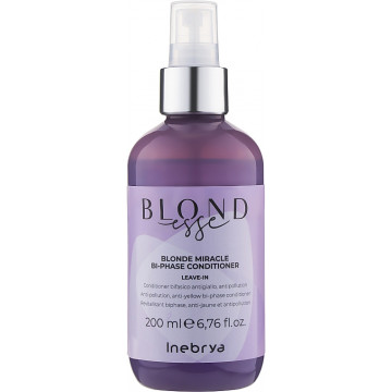 Купити - Inebrya Blondesse Blonde Miracle Bi-Phase Conditioner - Двофазний кондиціонер для волосся кольору блонд