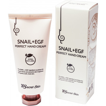 Купити - Secret Skin Snail+Egf Perfect Hand Cream - Крем для рук з муцином равлика