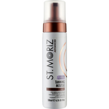 Купити - St. Moriz Advanced Colour Correcting Mousse Dark - Автобронзат-мус для темної шкіри