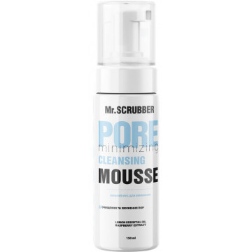 Купити - Mr.Scrubber Clay Pore Minimizing Cleansing Mousse - Ніжний мус для вмивання "Очищення та звуження пор"