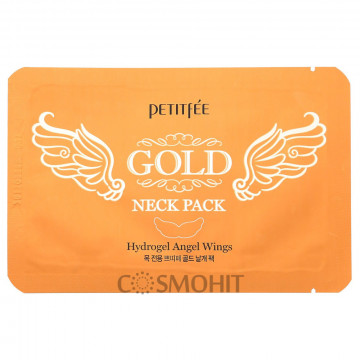 Купити - Petitfee & Koelf Hydrogel Angel Wings Gold Neck Pack - Гідрогелева маска для шиї з плацентою