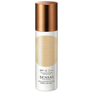 Купити - Kanebo Sensai Silky Bronze Sun Protective Spray For Body - Сонцезахисний спрей для тіла SPF15