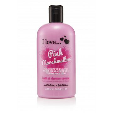 Купити - I Love Pink Marshmallow Bubble Bath and Shower Creme - Крем для ванни та душу "Рожевий маршмелоу"
