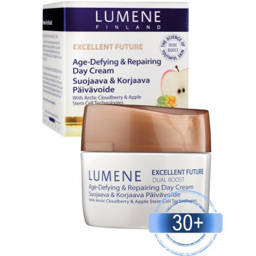 Купити - Lumene Excellent Future Dual Boost Age-Defying & Repairing Day Cream - Денний крем відновлює проти старіння шкіри