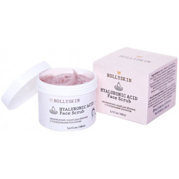 Купити - Hollyskin Hyaluronic Acid Face Scrub - Скраб для обличчя з гіалуроновою кислотою