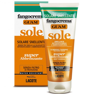 Купити - GUAM Fangocrema Sole Slimming-Tanning Treatment Cream Deep Tanning Cream - Фанг-крем стимулюючий засмагу Стрункий Силует