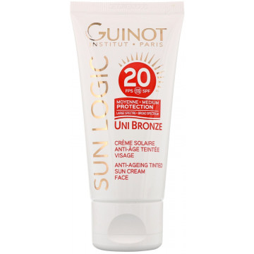 Купити - Guinot Uni Bronze Anti-Ageing Tinted Sun Cream SPF20 - Антивіковий тонізуючий крем від сонця