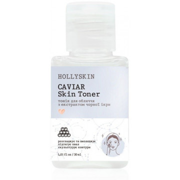 Купити - Hollyskin Caviar Skin Toner - Тонік для обличчя з чорною ікрою