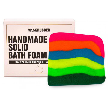 Купити - Mr.Scrubber Handmade Solid Bath Foam "Rainbow" - Натуральна тверда піна для ванни